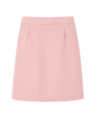 School Above-The-Knee Front Pleated Skirt with Tabs Light Pink | B2B Low MOQ Wholesale