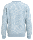 B2B Crewneck Sweatshirt Light Blue Acid Wash Low MOQ Acid Wash Manufacturer