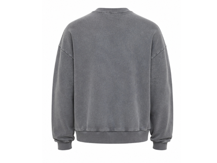 Custom Acid Wash Crewneck Sweatshirt | B2B Low MOQ Manufacturer