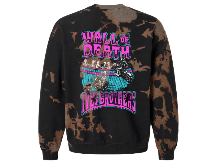 B2B Crewneck Sweatshirt Acid Wash DTG Low MOQ Winter Manufacturer