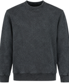 B2B Charcoal Black Acid Wash Crewneck Sweatshirt