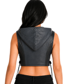 Riding Hood Crop Bodice Black | B2B Low MOQ