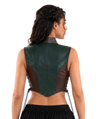 Halloween Nemesis Crop Bodice Green and Brown | B2B Low MOQ
