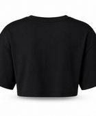 B2B Crop T-Shirt Women’s Black Boxy Low MOQ Manufacturer