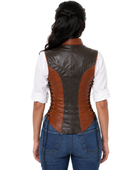 Halloween Duelist Lace Up Bodice Brown and Black | B2B Low MOQ