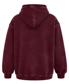 Pullover Hoodie Burgundy Acid Wash B2B Low MOQ Manufacturer