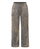 Cargo Pants Custom Grey Tan Acid Wash B2B Low MOQ Manufacturer
