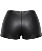 Women’s Faux Leather Micro Shorts Black | B2B Low MOQ