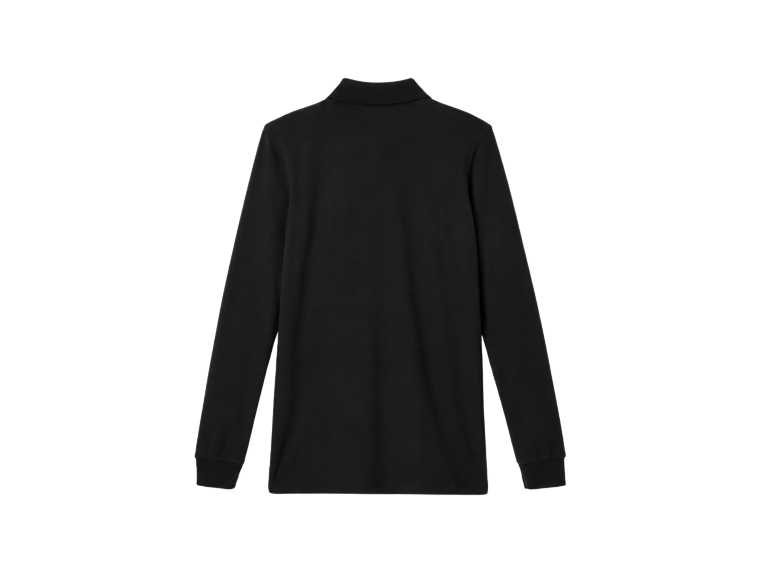 Custom School Uniform Long Sleeve Polo Shirt Black B2B School Uniform Manufacturer