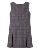 School Plaid Box Pleat Jumper Grey | B2B Low MOQ Wholesale