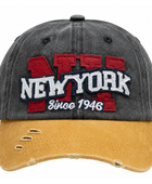 Custom Double Tone Embroidered Acid Wash Cap B2B