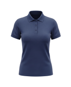 Custom Short Sleeve Polo Shirt Women’s Navy Blue B2B Schoolwear Manufacturer