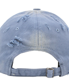 Custom Faded Blue Distressed Acid Wash Cap B2B