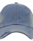 Custom Faded Blue Distressed Acid Wash Cap B2B