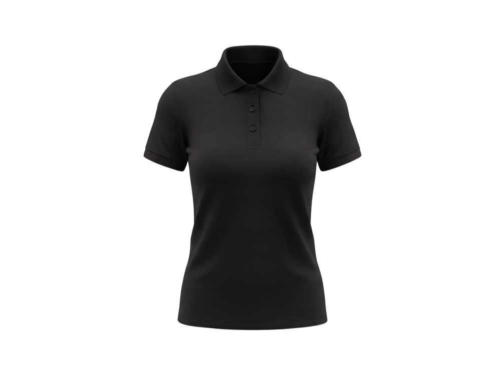 B2B Black School Polo Shirt Low MOQ School Uniform Manufacturer front design preview