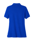 School Short Sleeve Fitted Stretch Piqué Polo Royal Blue | B2B Low MOQ Wholesale