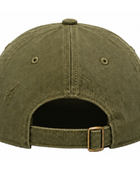 Custom Olive Embroidered Acid Wash Baseball Cap B2B
