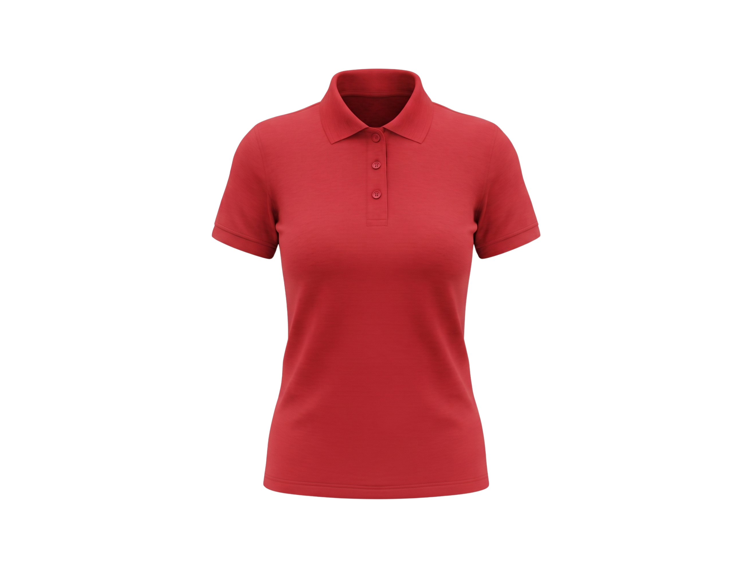 B2B Short Sleeve School Uniform Polo Shirt Women’s Red Low MOQ Schoolwear Manufacturer
