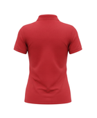 B2B Short Sleeve School Uniform Polo Shirt Women’s Red Low MOQ Schoolwear Manufacturer