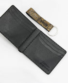 Custom Crocodile Embossed Leather Bifold Wallet Set Wholesale Promotional Corporate Gift Manufacturer