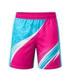 Purple Teal Pink Custom Swimming Jersey & Shorts Set – Performance Swimwear Bulk / Wholesale / Low MOQ