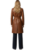 Women’s Full Grain Cowhide Leather Trench Coat Wholesale Custom Private Label Outerwear Manufacturer