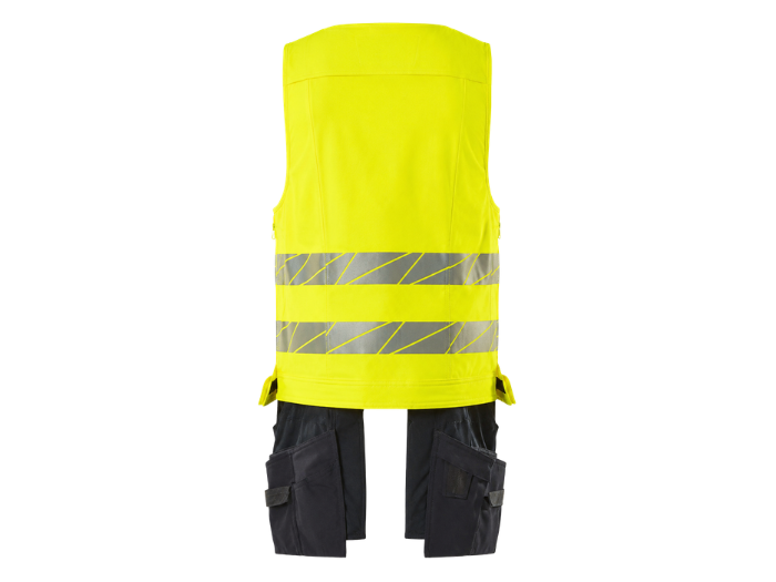 Workwear Hi-Vis Tool Vest Yellow | B2B Low MOQ Manufacturer