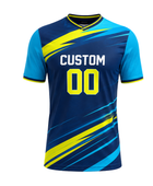 Custom Navy Teal Rugby Training Shirt | Wholesale Practice Jersey for Clubs Schools and Bulk Orders