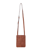 B2B Leather Flap Crossbody Bag Brown Low MOQ Manufacturer