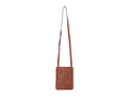 B2B Leather Flap Crossbody Bag Brown Low MOQ Manufacturer
