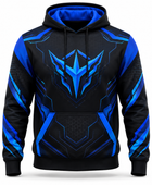 Custom Esports Hoodie | Wholesale Gaming Team Pullover Hoodie | Black Purple Green | Apparels Bridge