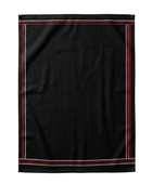 Custom Cornhole Sports Towel – Black Red Stripe Team Towel for Wholesale Buyers