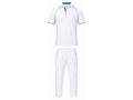 Custom Cricket White Uniform Set – Shirt & Trouser with Blue Accents