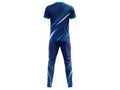 Blue & Teal Padel Uniform – Custom Team Jersey & Shorts, Wholesale Bulk, Low MOQ