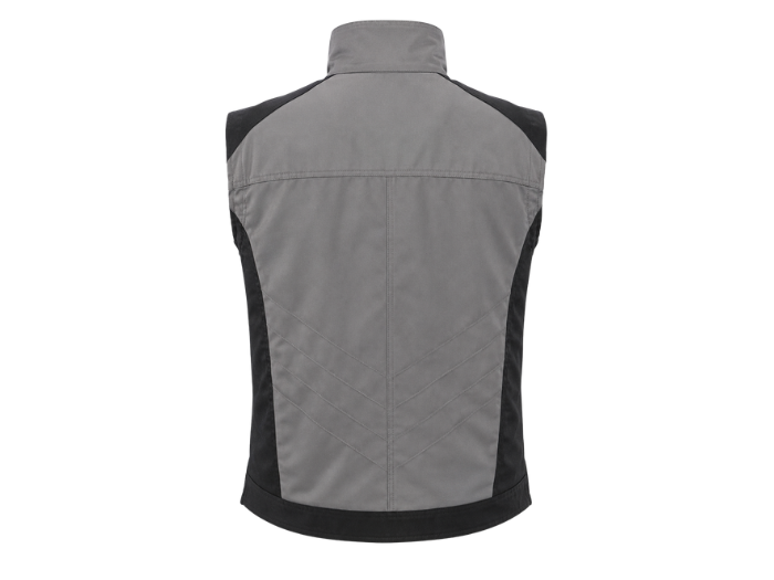 Workwear Utility Gilet – Grey and Black | B2B Low MOQ Manufacturer