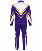 Custom Purple Cheer Warm Up Set – Jacket & Pants for Wholesale Cheer Teams