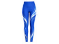 Custom Dance Team Leggings | Wholesale Dance Studio Performance Tights | Royal Blue White | Apparels Bridge