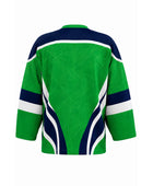 Custom Green Goalie Hockey Jersey – Wholesale Team Jersey for Clubs
