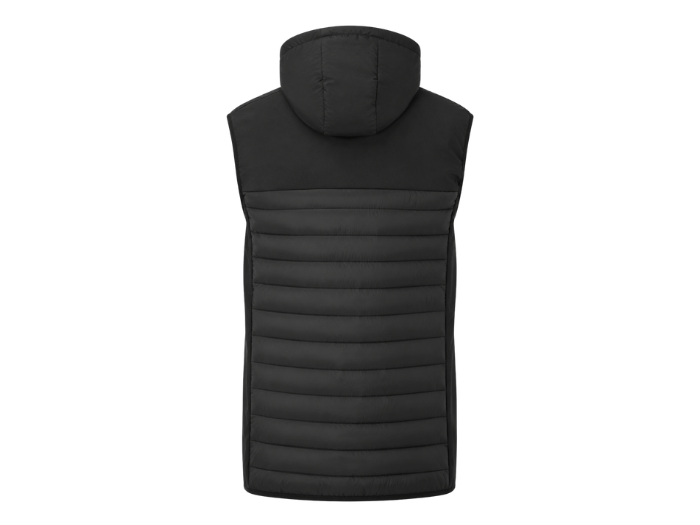 Workwear Hooded Body Warmer – Black | B2B Low MOQ Manufacturer
