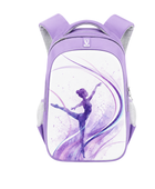 Custom Gymnastics Backpack | Wholesale Gym Team Bag | Lavender Purple White | Apparels Bridge