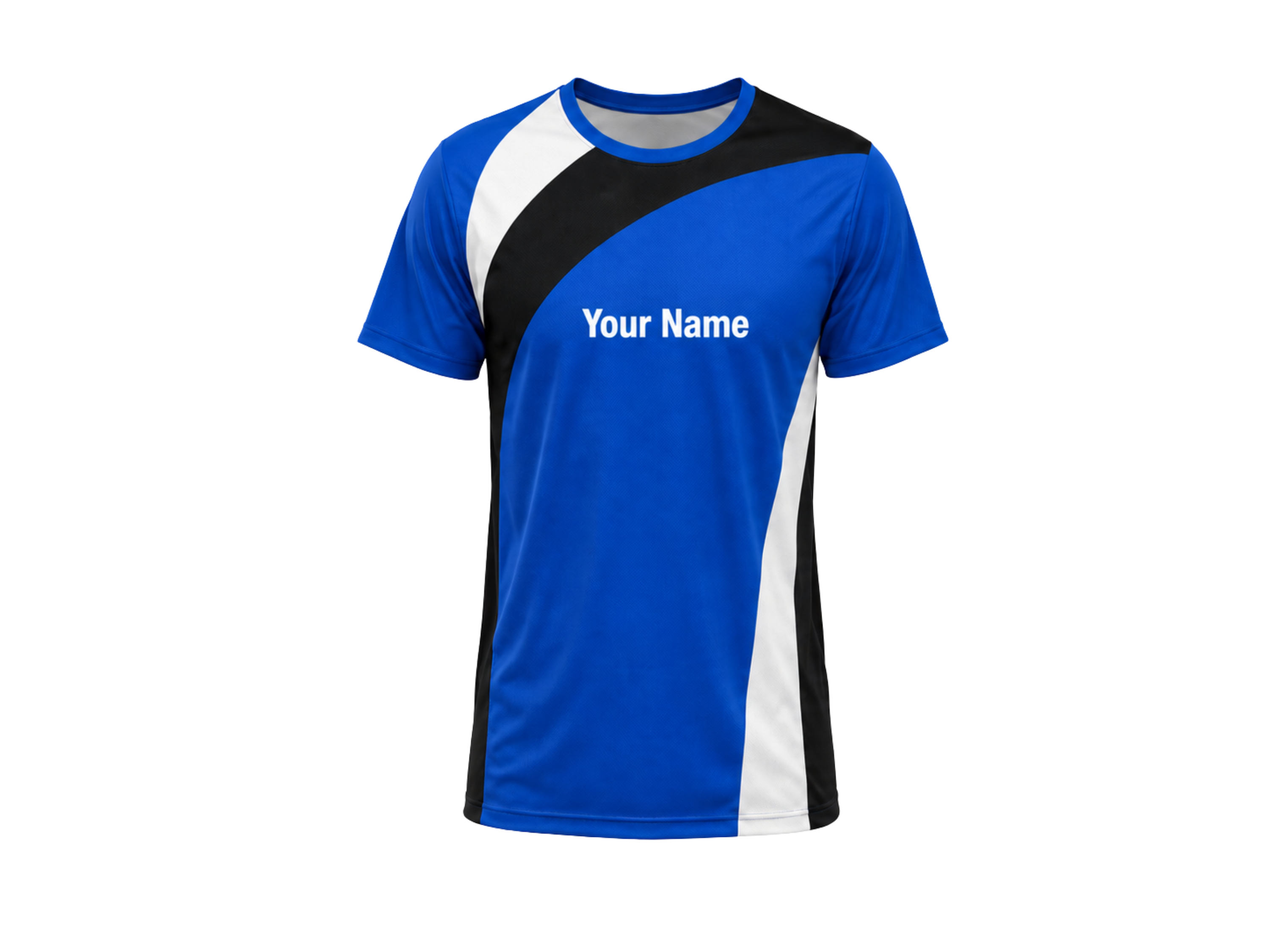 Blue & White Chase Tag Jersey – Wholesale Training & Performance Kit, Low MOQ Bulk Uniform