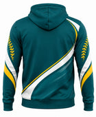 Custom Teal Softball Hoodie – Wholesale Team Pullover Hoodie for Clubs