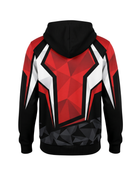 Custom Combat Walkout Hoodie – Red Black Fight Teamwear for Wholesale Sports Buyers