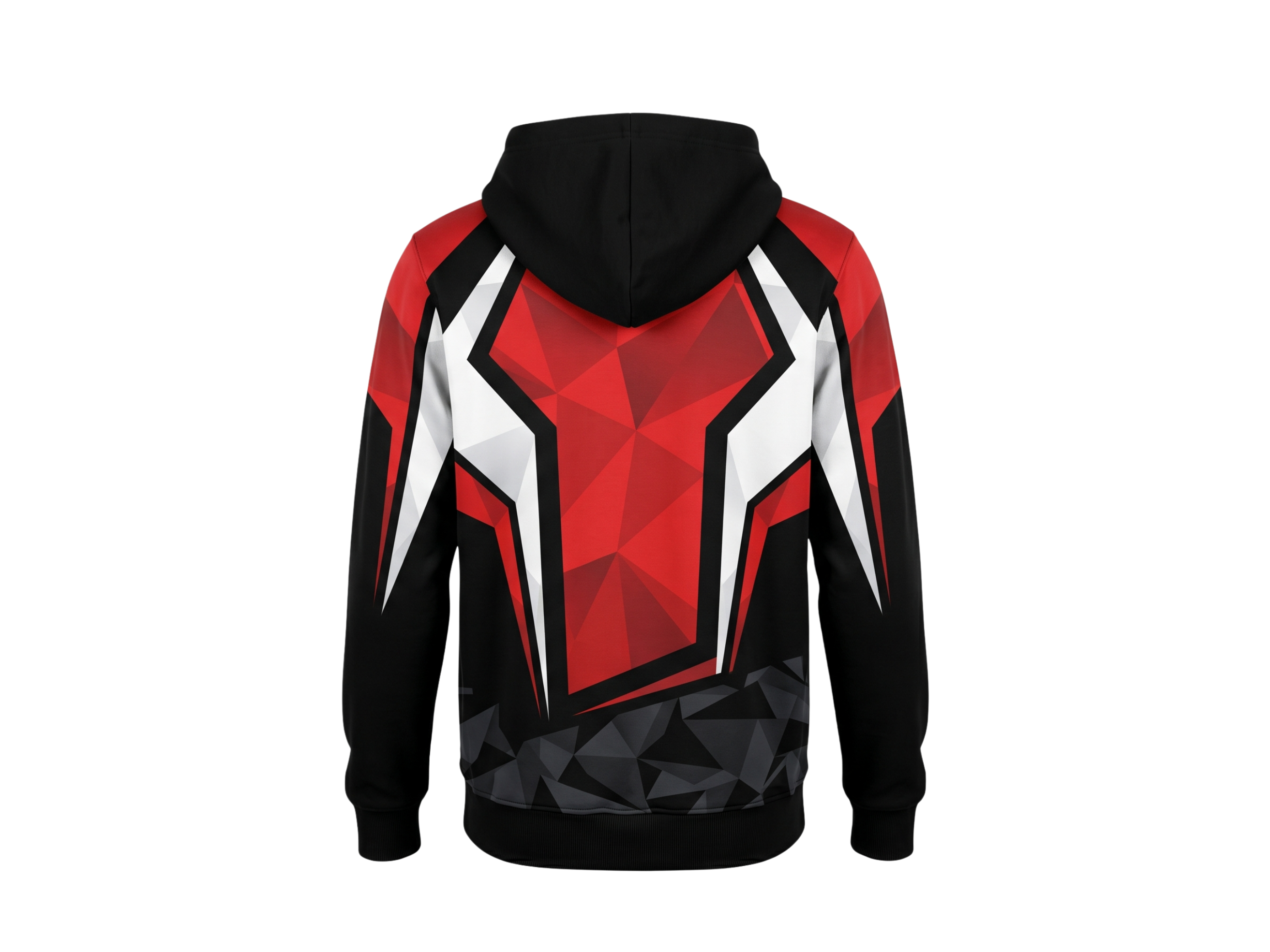 Custom Combat Walkout Hoodie – Red Black Fight Teamwear for Wholesale Sports Buyers