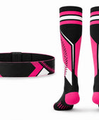 Custom Pink Softball Belt and Socks Set – Wholesale Team Uniform Accessories