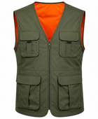 Custom Softshell Sleeveless Hunting Jacket Olive B2B