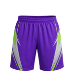 Wholesale Purple & Lime Lacrosse Shorts – Custom Team Uniforms, Bulk Orders, Low MOQ, Performance Sportswear