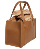 Leather Firewood Carrier Wholesale | Buffalo Leather Log Carrier Tote Bag Fireplace Gift Manufacturer