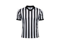 Custom Black White Basketball Referee Shirt | Wholesale V-Neck Officials Uniform