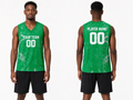 Custom Basketball Jersey with Name & Number | Personalized Team Uniform – BA3 Style